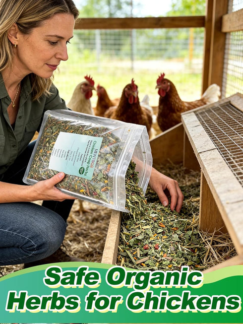 20OZ Chicken Nesting Herbs for Outdoor Indoor Chicken Coop - Natural Egg-Laying Box Feed Herbs for Freshening Bedding