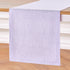 48 Inches 100% 14 48 Inch Summer Solino Home Linen Table Runner - Narrow Stripe Pure Linen Lavender and White Table