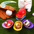 Baseball Helmet Ice Cream Snack Bowl 8 oz Mini Baseball Cap Bowls Kids Helmet Chip Bowl Ice Cream Sundae Helmets Plastic Baseball Helmet Cups for Party (Multi Colors, 18 Pack) by Baderke