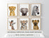 Set 6 8"x10" KIU DESIGNS Nursery Wall Art - Unframed Safari Nursery Decor - of Animal Wall Decor Gift for Baby - Safari