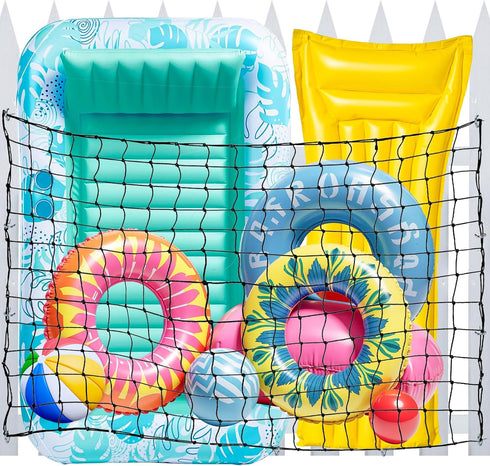 Nigelia 71" * 47" Pool Float Toy Storage Net, Extra Large Hanging