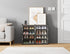 4 16 Closet HOMIDEC Shoe Rack, Tier Shoe Storage Cabinet Pair Plastic Shoe Shelves Organizer for Hallway Bedroom