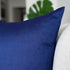 The White Petals Euro Sham Covers, Navy Blue, Pack of 2 for Sofa, Couch & Bed (26x26 inch)