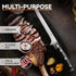 TUO Boning Knife, 7 inch Fillet Knife, German HC Steel Blade for Poultry & Fish, Full Tang Pakkawood Handle, BLACK HAWK