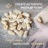 Set 2 9.5 inches Gnocchi Boards and Wooden Butter Paddles to Easily Create Authentic Homemade Pasta and Butter Without