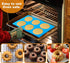 Mini Fluted Tube Cake Pan, 6-Cavity Silicone Mold for Baking, Non Stick Fancy Molds for Fluted Tube Cake