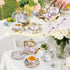 20 Set Sets Set Set Pcs Porcelain Tea with Metal Holder European Flower Tea for Adults, Ceramic Tea Party European