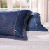 Elegant Life Home 100% Cotton Washed Pillow Case, Soft Denim Standard Pillow Sham, 20'' x 26'', Dark Blue