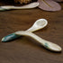 DUEBEL Mother of Pearl Caviar Spoons, 4' Luxury Handmade Spoons for Serving (5pcs)
