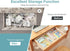 Kootek 28 Pcs Drawer Organizer Set, 4-Size Bathroom Drawer Organizers, Makeup Trays, Vanity Desk Dividers for Kitchen,