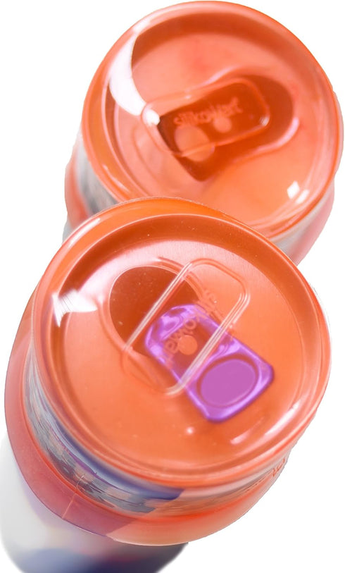silikomart Silicone Lid CAPFLEX XL - Orange Color, Diameter 105 mm, Elastic and Dishwasher Safe