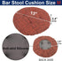 Dia.13, M,1) SINOSSO Modern Bar Stool Cushion Fashion Interweaving Design Anti-Skid Silicone Round Stool Seat Cushion