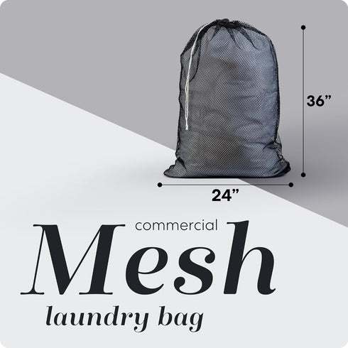 Handy Laundry Mesh Bag - Secure Drawstring Closure, Machine Washable, Spacious Storage, Durable Material, 24" x 36" |