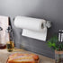 ZUNTO Paper Towel Holder Cabinet Door or Under Cabinet, Self Adhesive Big Roll Holder Wall Mount, Stainless Steel