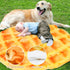 71 inchs Waffles Blanket, Tortilla Blanket for Adults and Kids, Funny Food Throw Blanket, Novelty Gifts for Everyone