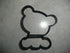 BABY BEAR OUTLINE CUB WOODLAND CREATURE COOKIE CUTTER, MADE IN USA PR3640