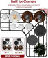 3-Pack Sakugi Corner Shower Caddy - Shower Organizer with Soap Holder & Built-In Hooks, Rustproof Metal Shower Shelves