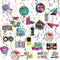 30 pcs 90s Party Decorations Hanging Swirls for Back to 1990's Theme Birthday Party Decor Supplies