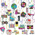 30 pcs 90s Party Decorations Hanging Swirls for Back to 1990's Theme Birthday Party Decor Supplies