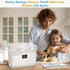 2 (11L 372 oz) Shazo PC | Flour Sugar Storage Containers with Easy Carry Handle - Plastic Extra Large Food Storage