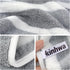 KinHwa 2 Pack Microfiber Hand Towels for Bathroom, Soft Absorbent Face Towels, Grey, 16inchx30inch for SPA Hair Bath