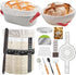 Sourdough Starter Kit, Sourdough Bread Baking Supplies with 40oz Jar, 10" &