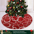 Valentine's Day Tree Skirt – Love Heart Christmas Tree Skirt for Holiday Party Decoration – 36 Inch