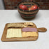 Solid Acacia Wood Cutting and Serving Board with Handle - Handmade, Joint Free, Size: 15" x 8" x 3/4”