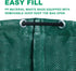 3 Packs 72 Hugeleaf Gallon Reusable Yard Waste Bags, Collapsible Leaf Bags with Reinforced Handles, Extra Large Heavy