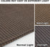 IOHOUZE 2'x3' Small Area Rug, Washable Boho Indoor Outdoor Doormat with Rubber Backing for Kitchen, Bathroom, Brown