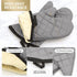 ARCLIBER Oven Mitts - 1 Pair of Terry Cloth Lining Heat Resistant Kitchen Gloves, 15 Inch