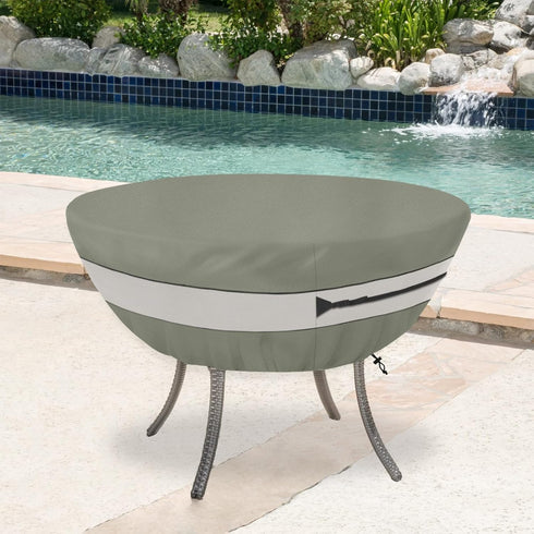 42 Inch Round Patio Table Cover,Suitable for Diameter Patio Round Table,Waterproof Heavy Duty Round Outdoor Coffee