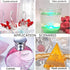 FIEIFI 3D 360 4.5 Inch LED Motorized Rotating Light Display Base for Crystals Glass Art Light Turntable Crystal Display
