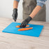 Restaurantware RW Base Cutting Board, 18 x 12 Inch, Color Coded Chopping Board, Blue Plastic, No Scratch, Dishwashable