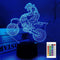 FULLOSUN Dirt Bike Gifts, Motocross 3D Night Light for Kids for Xmas