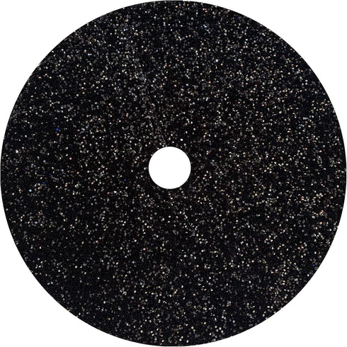 FUHSY Black Christmas Tree Skirt, 21 Inch Sequin Velvet Tree Cover Mat for Home Ornaments and Holiday Decor
