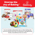 6-12+ Baketivity Rainbow Bagel Kids Baking Kit - Baking Kits for Kids with Premeasured Ingredients, Step-By-Step