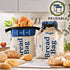 2 Pack Reusable Bread Bags - Perfect To Store Homemade Sourdough Loaf Breads - Special Double-Lock for Longer Freshness