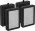 4 Pack LV-H128 Replacement Filter for LEVOIT LV-H128 / PUURVSAS (HM669A) / ROVACS (RV60) Air Purifiers