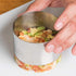 Ateco Round Food Molding Set, 4-Piece Set, 3.5 by 2.1-Inches High, Includes 2 Rings, Fitted Press & Transfer Plate