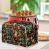 ZDCUSTOM Floral Rooster Toaster Cover for 2 Slice Small Appliance, Washable Anti-Scratch Dustproof Kitchen Cover