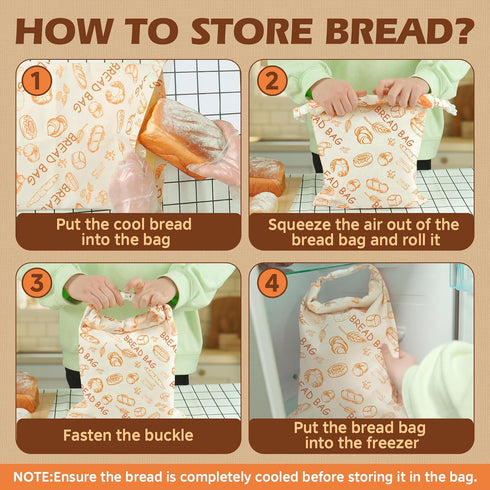 2-Pack 17 12 Sourdough Bread Bags for Homemade Bread, XL Reusable Beeswax Sourdough Storage Bags, Suitable for Keep