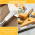 2 Pcs Stainless Steel Butter Knife Set, Little Cheese Spreader Knives for Condiments, Charcuterie Board