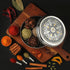 7 7 7 (9 Inch) KSJONE Designer Spice Box, Spice Jars, Holds Spices, Steel Spice Container with Spoons, Storage
