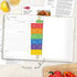 LuBudingJoy Blank Recipe Notebook: Full Page Spiral Hardcover, Holds 140 Recipes (Wood Color)