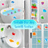 Hebayy 30 Non-Slip Sea Animal Bathtub Shower Deco Stickers, Water-Resistance in 30 Designs