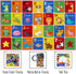 SXYLPP Classroom(47x71in) ABC Alphabet Animal Rug, Educational Letter Learning Game Playmat for Kids, Crawl Floor Mat