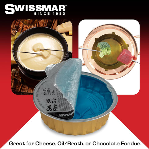 Swissmar F65200 Fire Gel Cans, 3-Ounce, Set of 3