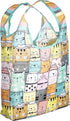 O-WITZ Reusable Grocery Bags | Vibrant Tote Bag for Groceries, Gym, Office, Beach Gear, Washable Design