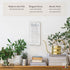 DEXSA Broken Chain Wood Plaque - Made in the USA - 5.5"x12" - Classy Frame Wall Hanging Decoration